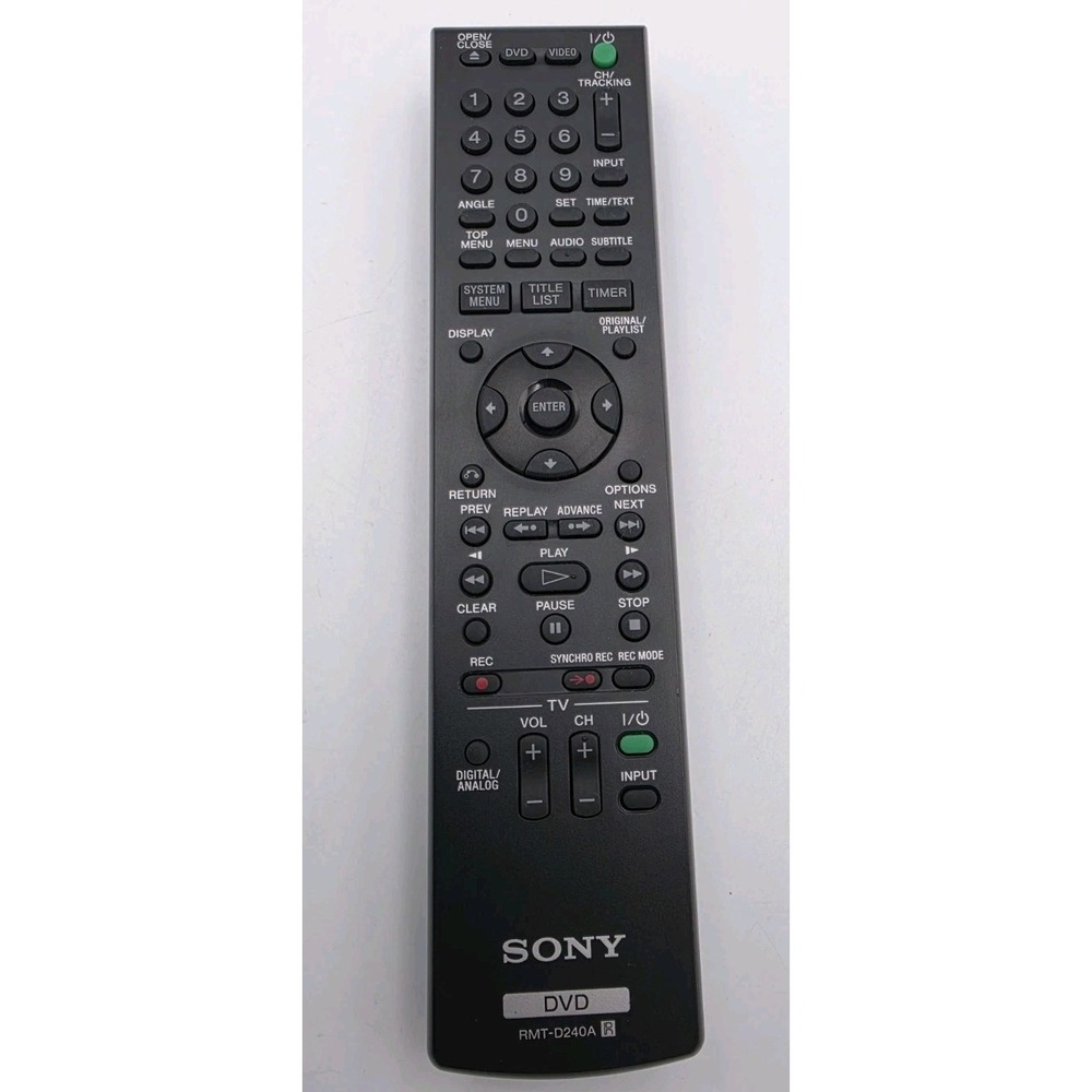 Sony RMT-D249P OEM DVD Recorder Remote Control For Sony RDR-AT100 RDR-AT200